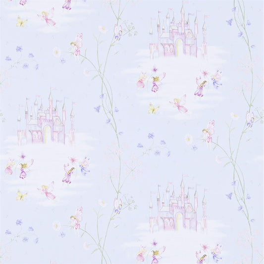 Fairy Castle Wallpaper - Blue - Sanderson - DLIT214045
