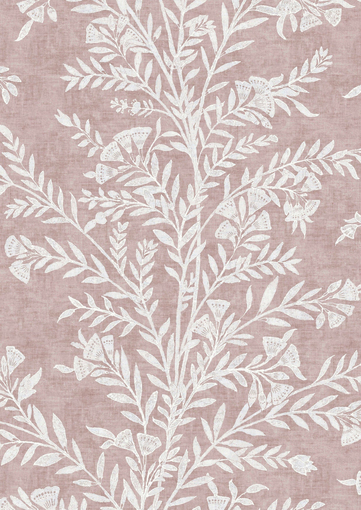 Fan Flower Wallpaper - Shell - Lewis & Wood - Premier Wallcovering