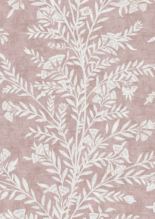 Fan Flower Wallpaper - Shell - Lewis & Wood - Premier Wallcovering