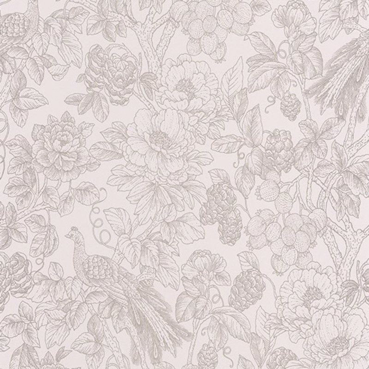 Feather Delicacy Wallpaper - Taupe - Casadeco - 85361274 - Premier Wallcovering