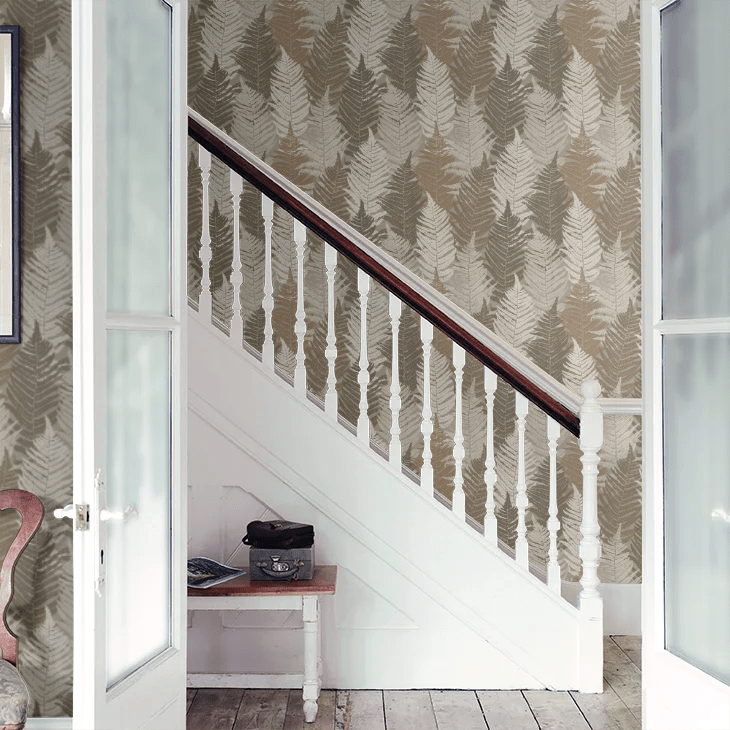 Fern Forest Wallpaper - Brown - Boråstapeter - 4707 - Premier Wallcovering