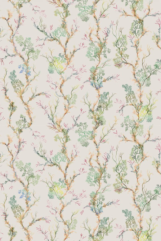 Fine Seaweed Faux Suede Wallpaper - Original - Timorous Beasties - SSC/FINE/SUEDE/01 - Premier Wallcovering