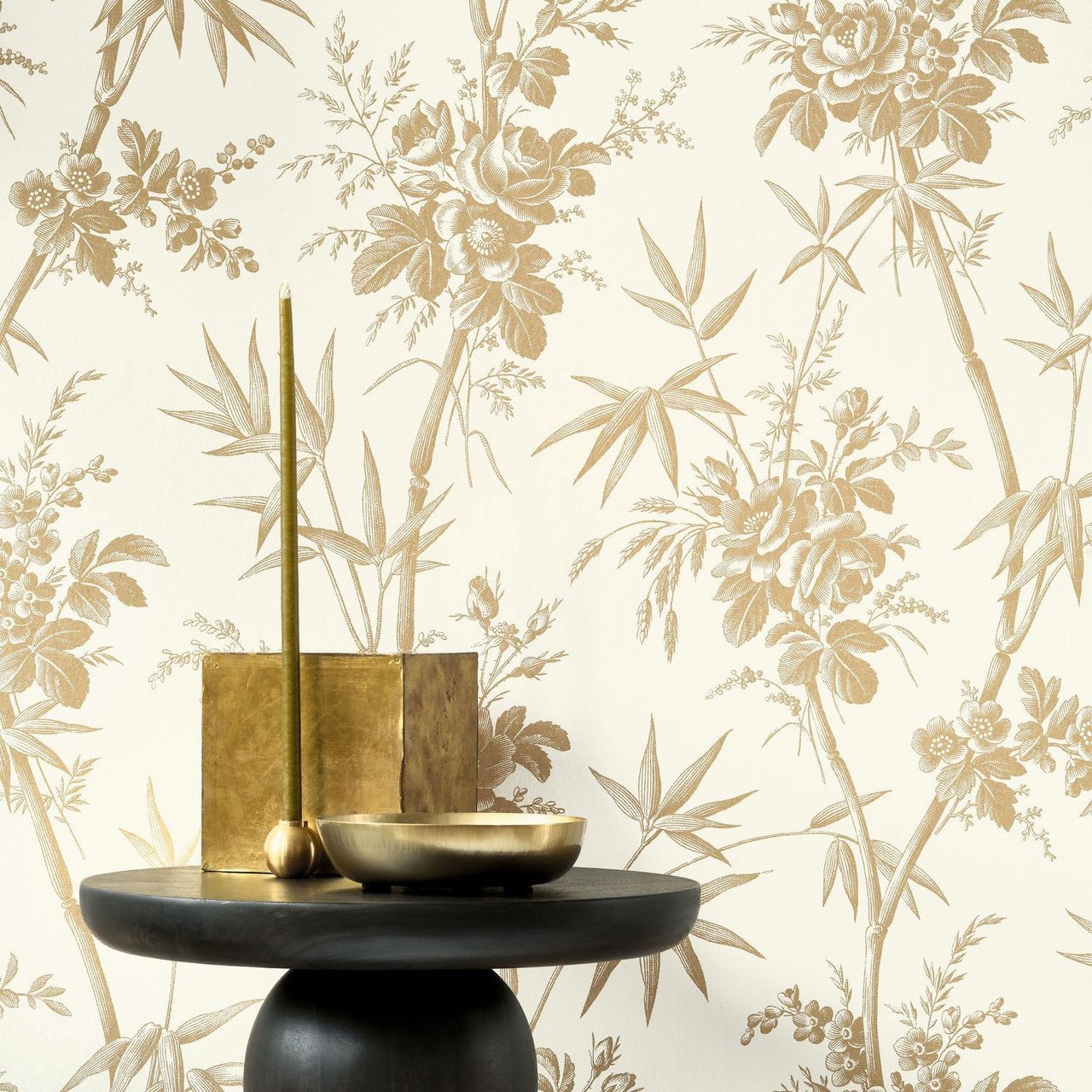 Flanerie Les Belles Toiles De Jouy Wallpaper - Camel - Casadeco - 201701303 - Premier Wallcovering