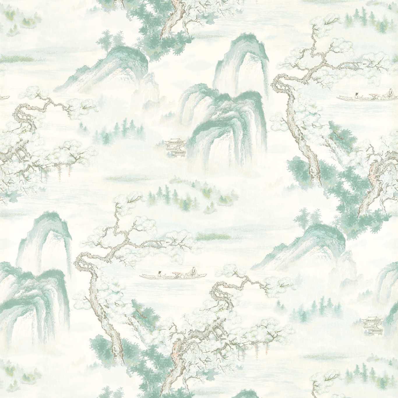 Floating Mountains Wallpaper - Mineral - ZHIW312983 - Zoffany