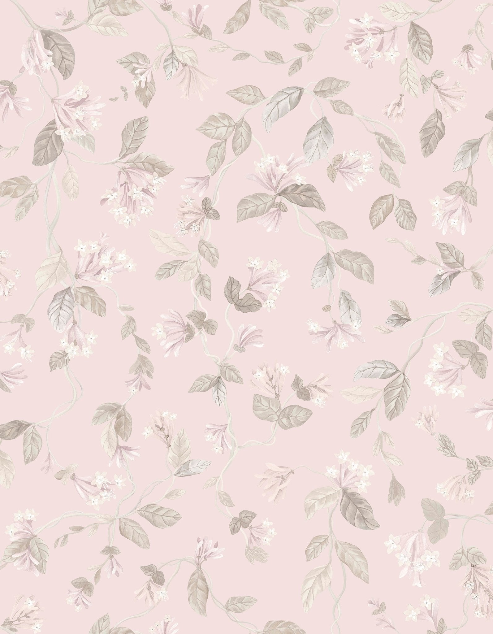 Flora Wallpaper - Stone on Rose Quartz - 124/3021 - Cole & Son - Premier Wallcovering