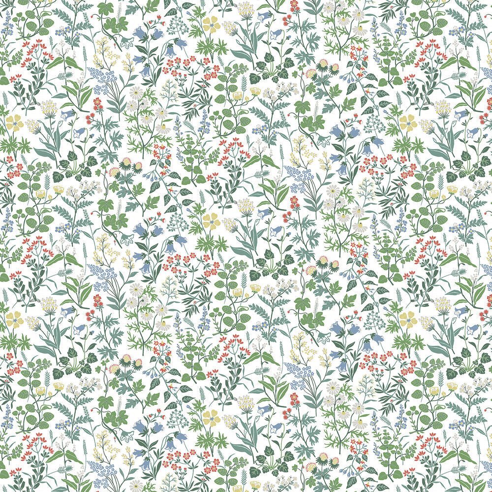 Flora Wallpaper - Multi - Boråstapeter - 4180 - Premier Wallcovering