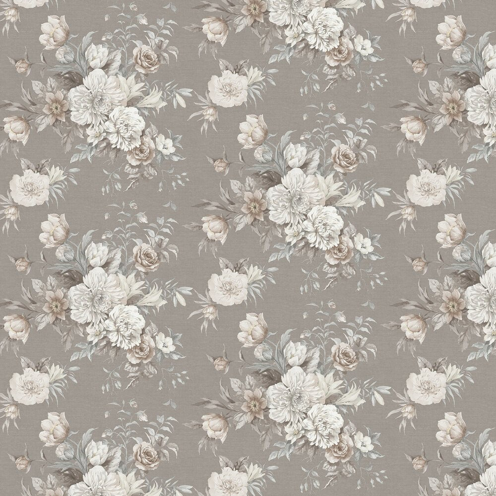Floral Charm Wallpaper - Taupe - Boråstapeter - 4251 - Premier Wallcovering