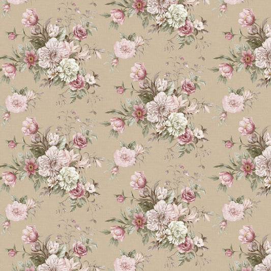 Floral Charm Wallpaper - Beige - Boråstapeter - 4250 - Premier Wallcovering