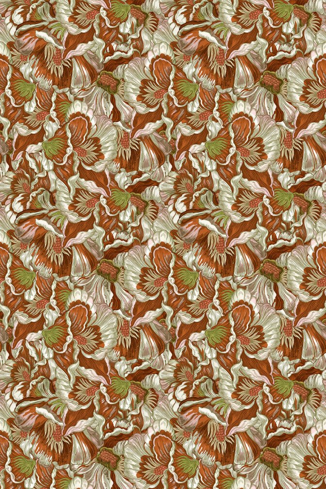 Florama Wallpaper - Cedar - Timorous Beasties - JNGL/FRMA/SMM/03 - Premier Wallcovering