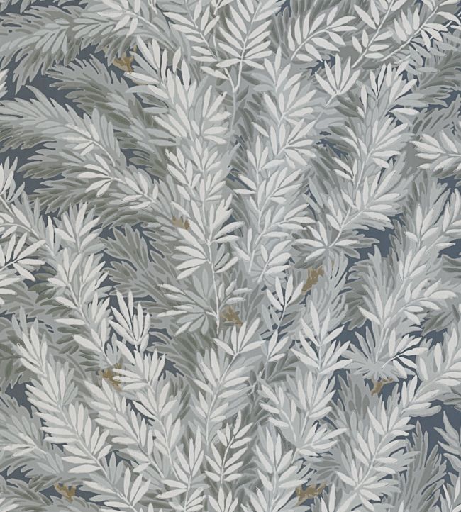 Florencecourt Wallpaper - Grey on Slate - 100/1004 - Cole & Son - Premier Wallcovering