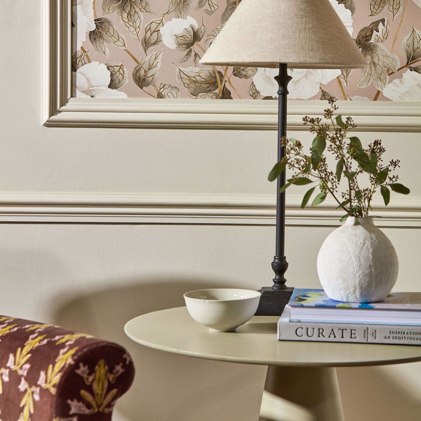 Florent Wallpaper - Positano/Maple/Graphite - HC4W113014 - Harlequin - Premier Wallcovering