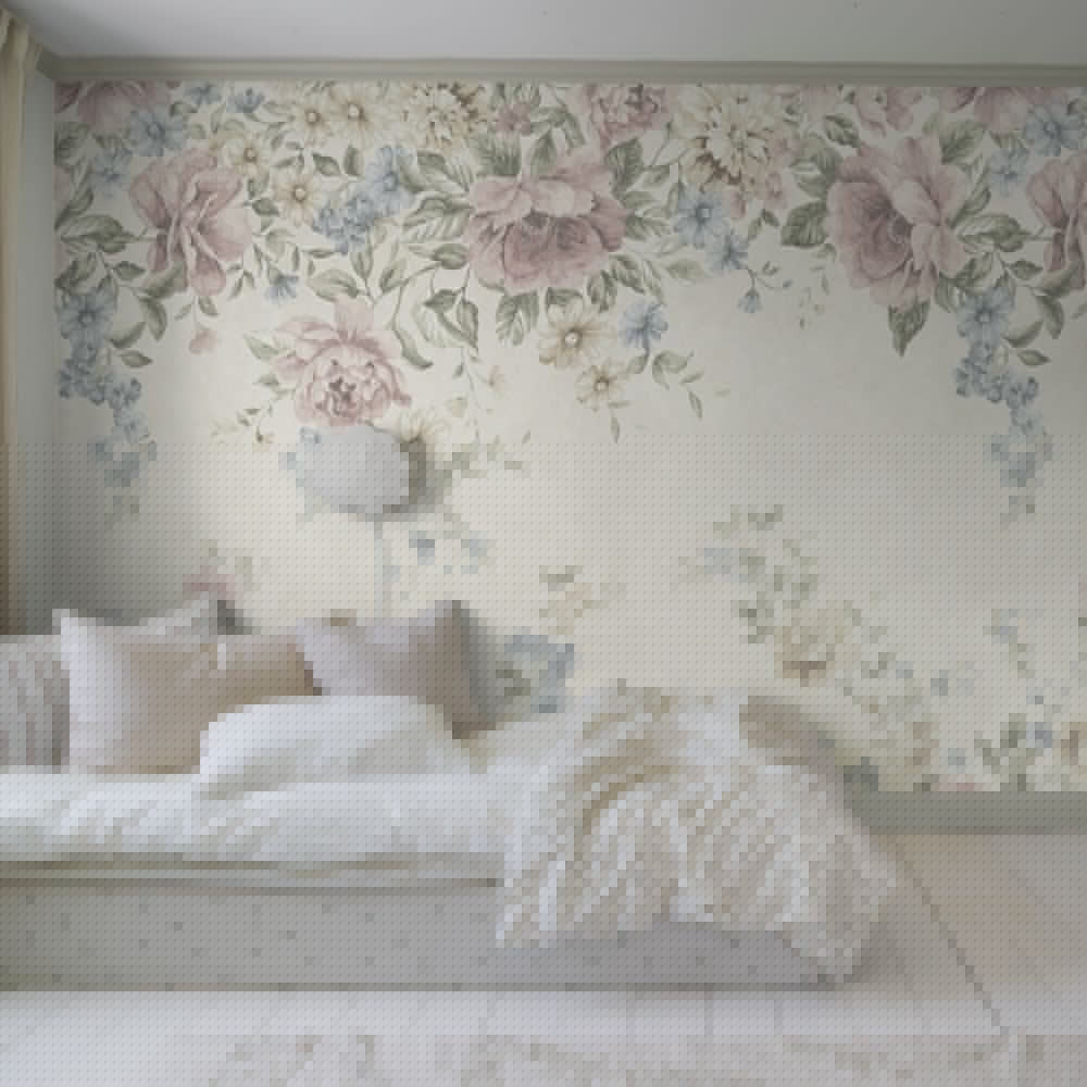 Flower Garden Wall Mural - Multi - Boråstapeter - 6944 - Premier Wallcovering