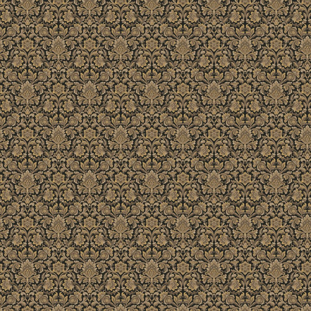 Foglavik Wallpaper - Black / Gold - Boråstapeter - 4522 - Premier Wallcovering