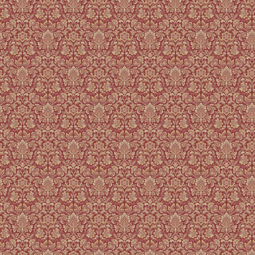 Foglavik Wallpaper - Red / Gold - Boråstapeter - 4523 - Premier Wallcovering