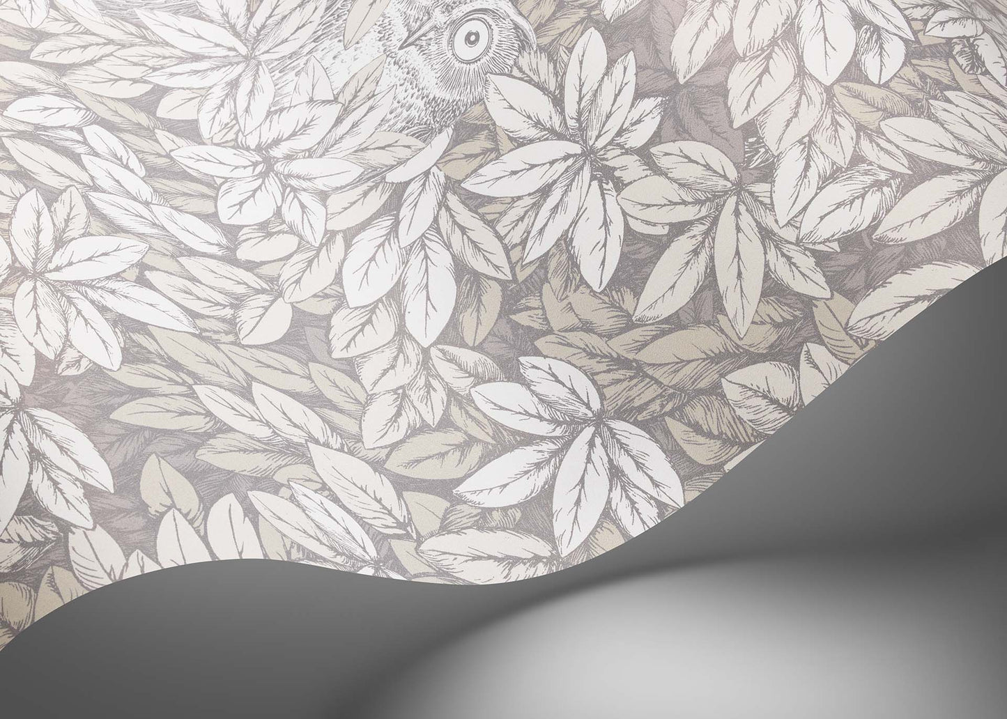 Foglie e Civette Wallpaper - Viridian - 123/11051 - Cole & Son - Premier Wallcovering