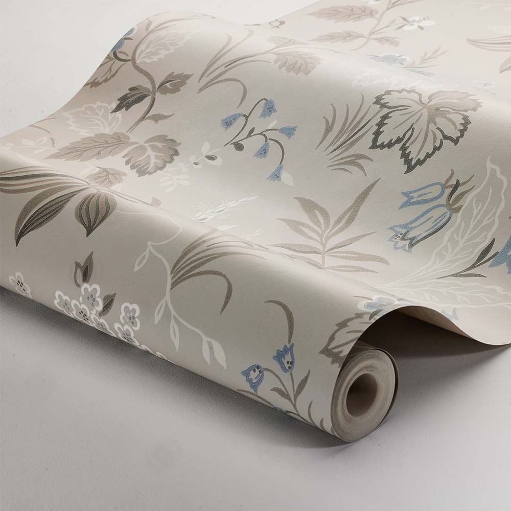 Folklore Wallpaper - Grey Beige - Boråstapeter - 3263 - Premier Wallcovering