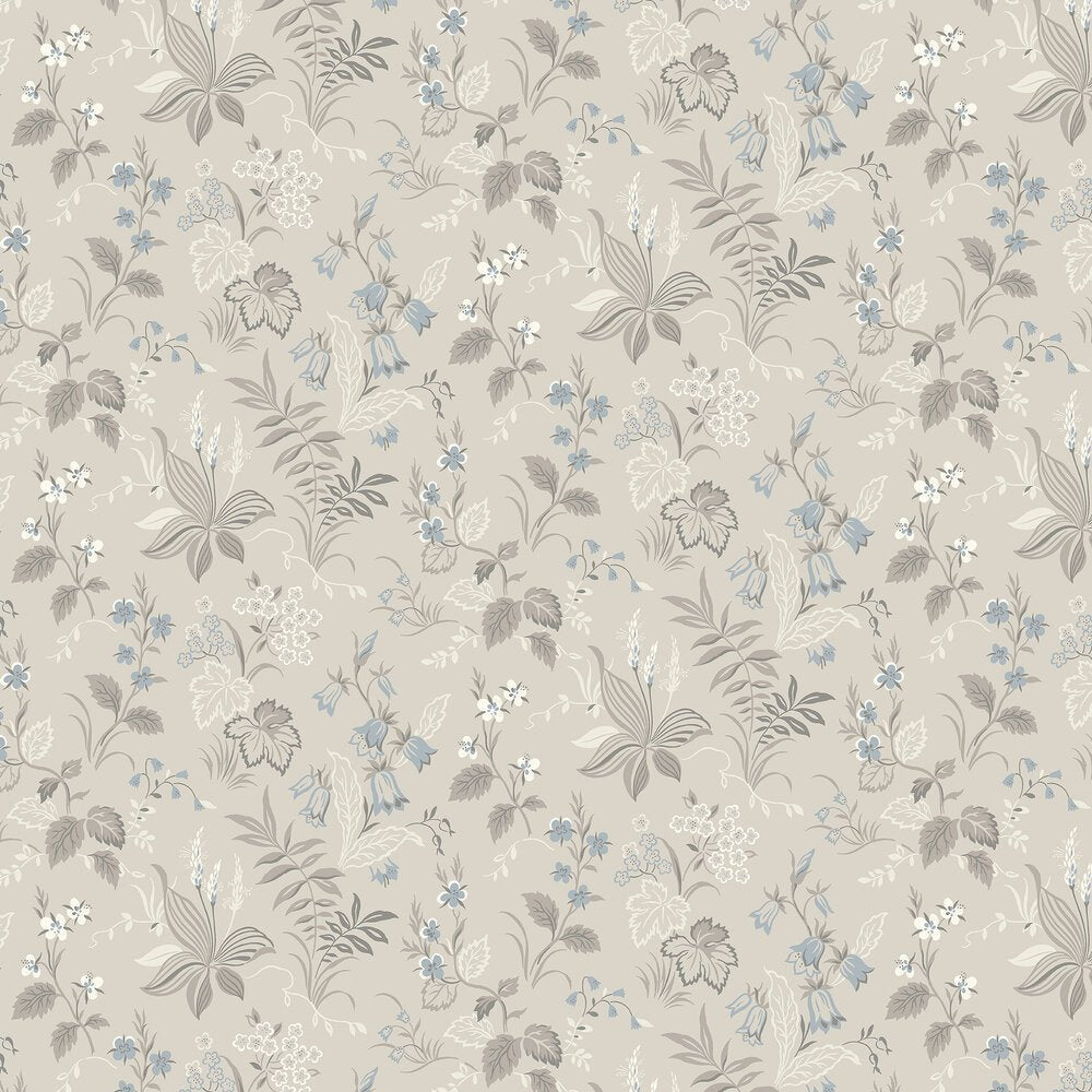 Folklore Wallpaper - Grey Beige - Boråstapeter - 3263 - Premier Wallcovering