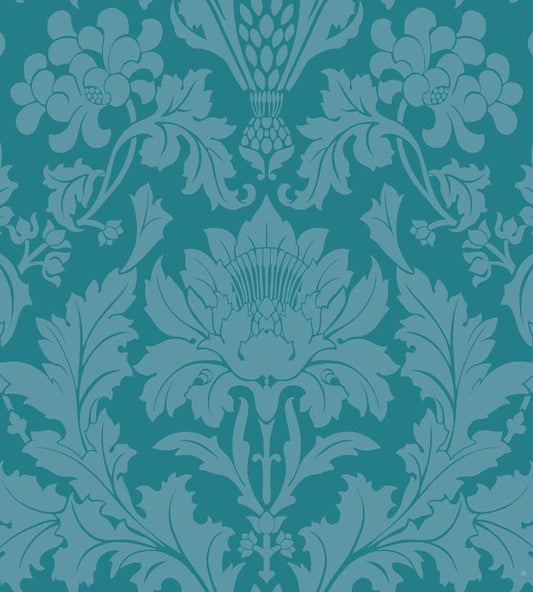 Fonteyn Wallpaper - Petrol - 108/7033 - Cole & Son - Premier Wallcovering