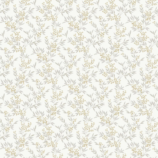 Forest Berries Wallpaper - Light Grey - Boråstapeter - 4713 - Premier Wallcovering