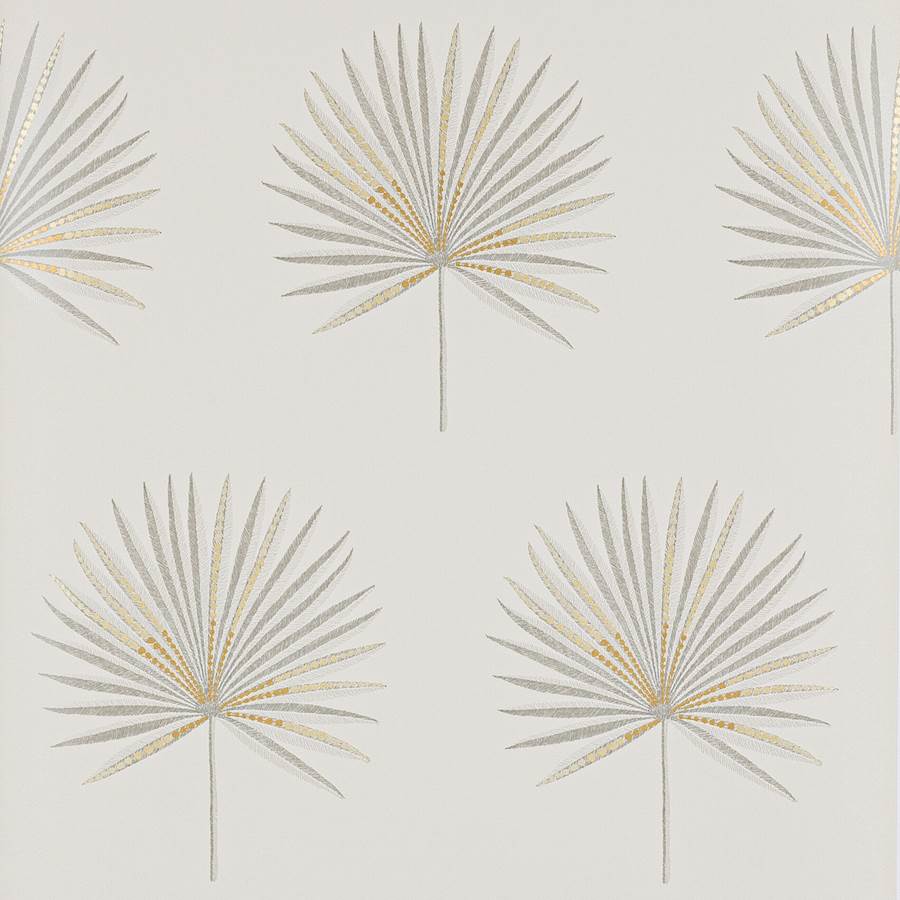 Fortunei Wallpaper - Silver - J182W - 02 - Jane Churchill
