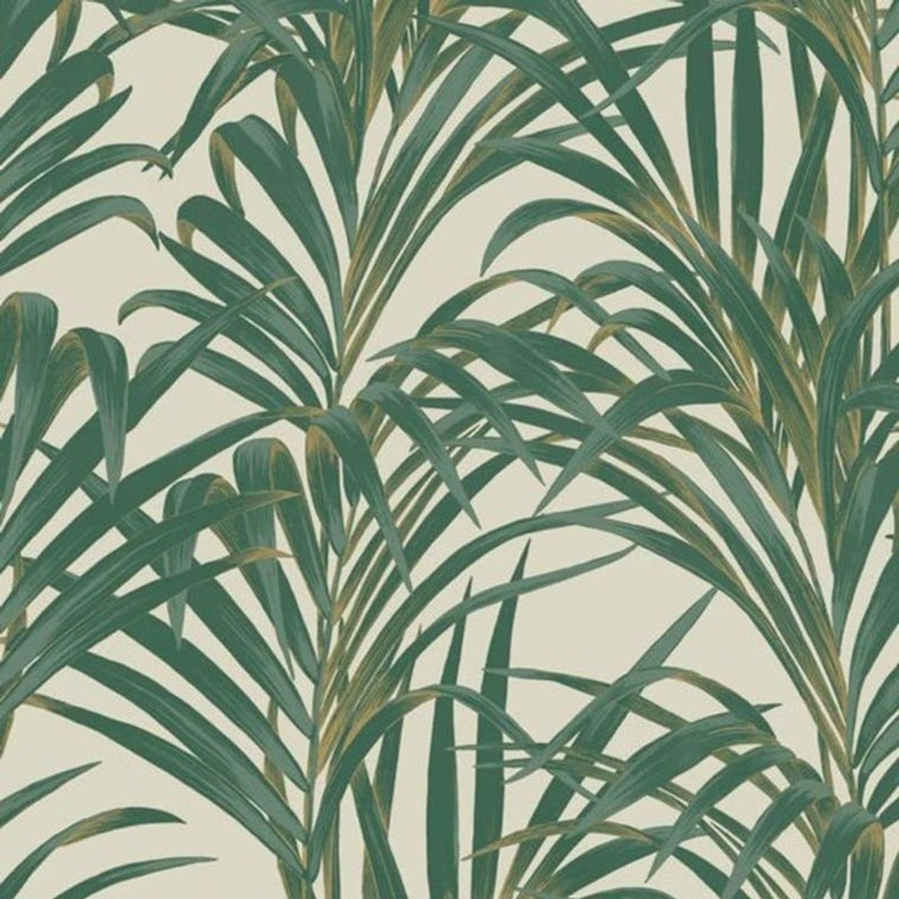 Fougeres 1930 Wallpaper - Vert And Or - Casadeco - 28927222 - Premier Wallcovering