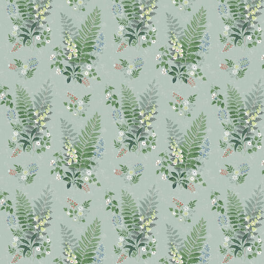 Foxglove Wallpaper - Green - Boråstapeter - 7221 - Premier Wallcovering