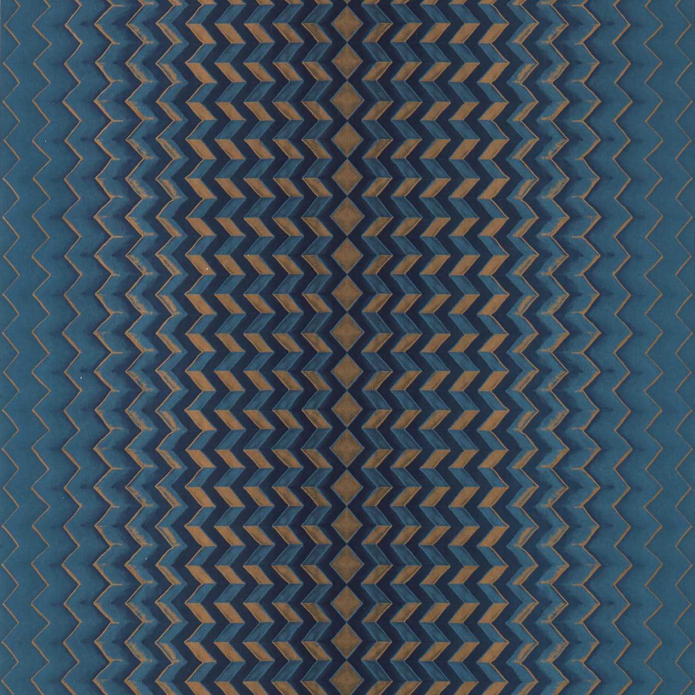 Fragment Wallpaper - Midnight/Copper - Clarke & Clarke - W0150/03 - Premier Wallcovering