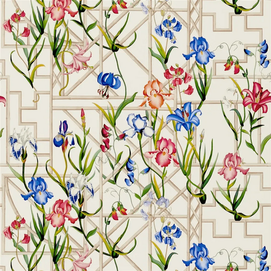 Fretwork Garden Wallpaper