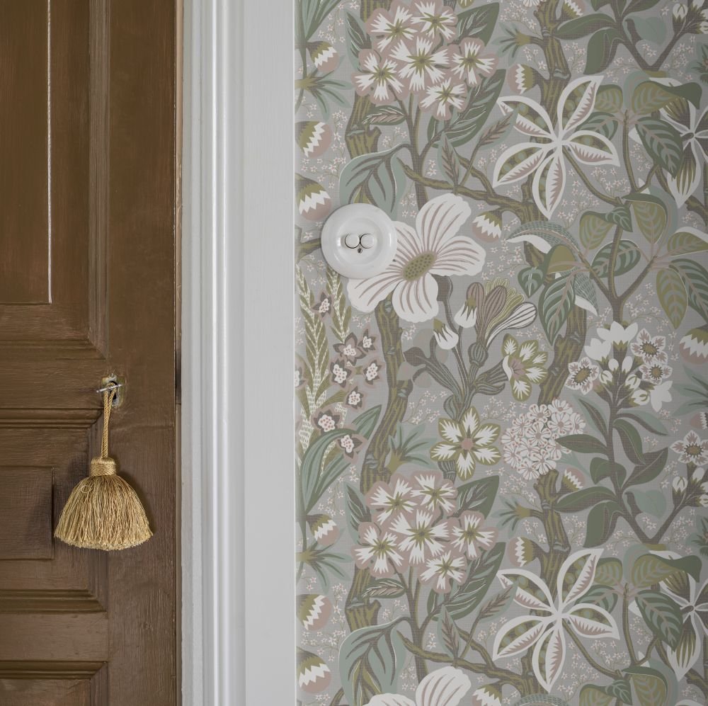 Friviva Wallpaper - Beige - Boråstapeter - 2080 - Premier Wallcovering