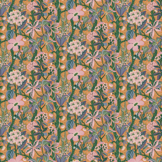 Friviva Wallpaper - Orange - Boråstapeter - 2079 - Premier Wallcovering