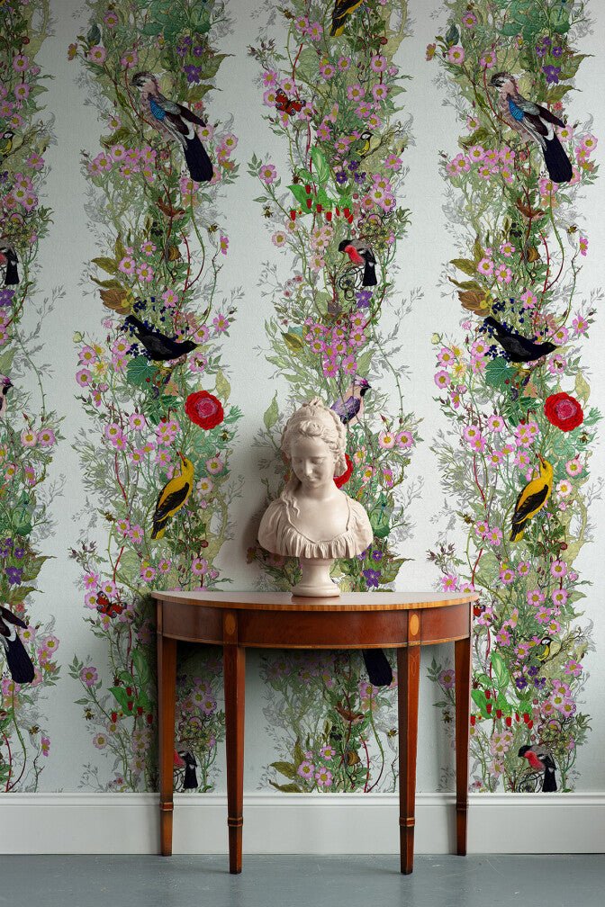Fruit Looters Wallpaper - Alabaster - Timorous Beasties - BTN/TFL/TXMT/01 - Premier Wallcovering