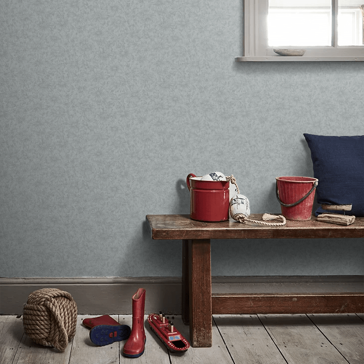 Gabriella Wallpaper - Blue - Boråstapeter - 3976 - Premier Wallcovering