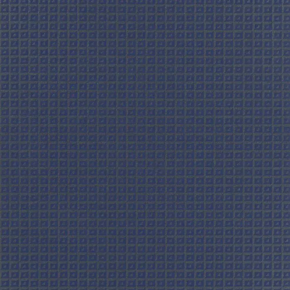 Gautrait Wallpaper - Indigo - P597/15 - Designers Guild