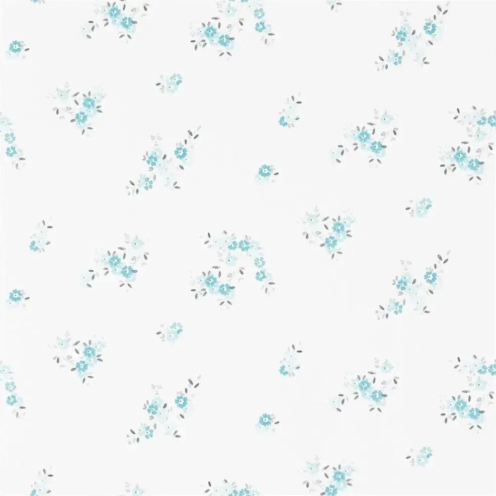 Gentian Wallpaper - Aqua - P588/03 - Designers Guild