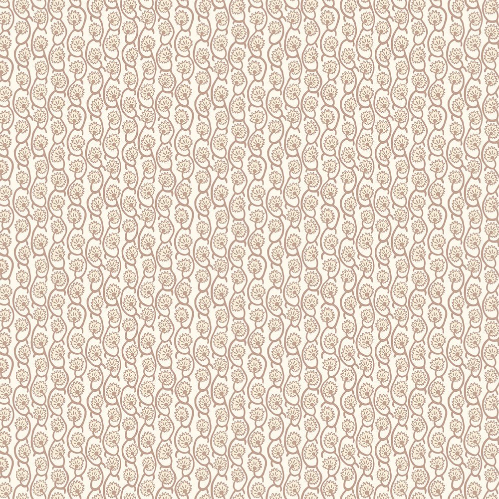 Geranium Stripe Wallpaper - Ham Pink - Salt Ridge - Cotswold White - Josephine Munsey - GER-012-035-048 - Premier Wallcovering