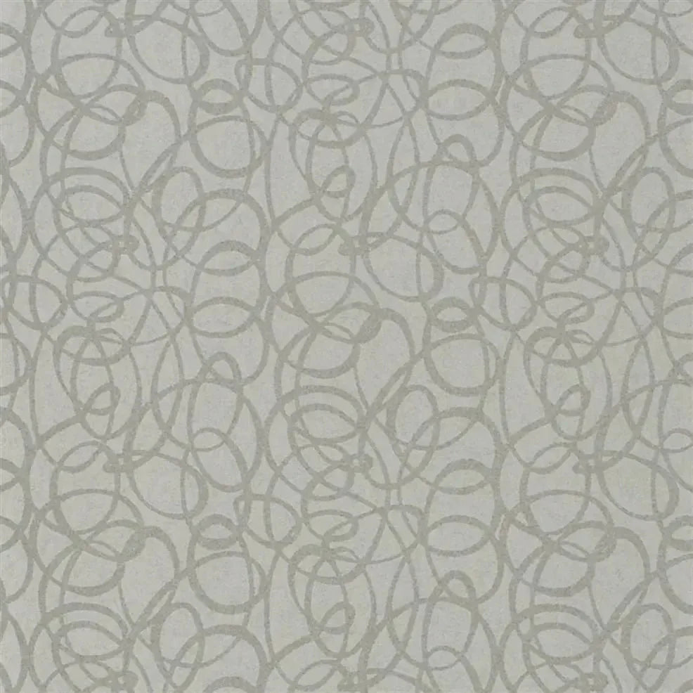 Girandole Wallpaper - Silver - PDG690/04 - Designers Guild