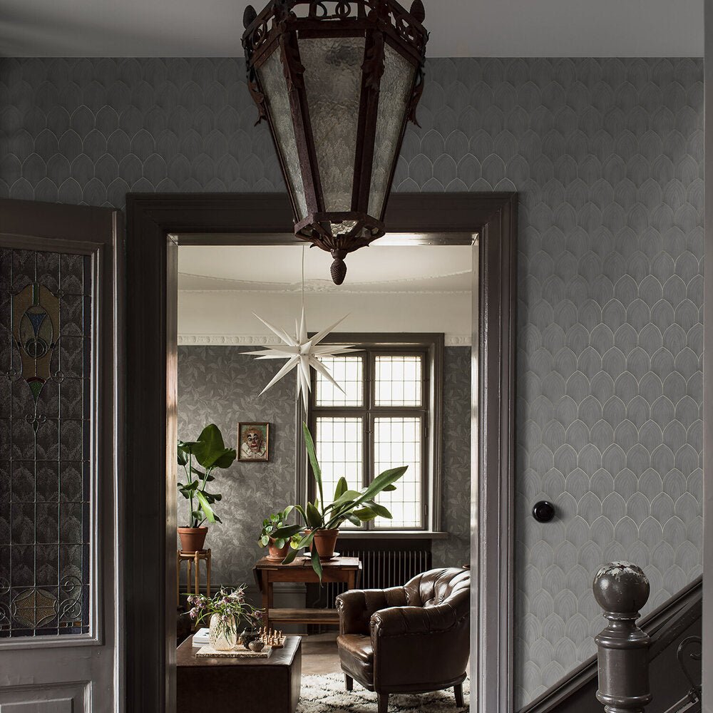 Golden Arches Wallpaper - Charcoal - Boråstapeter - 4277 - Premier Wallcovering