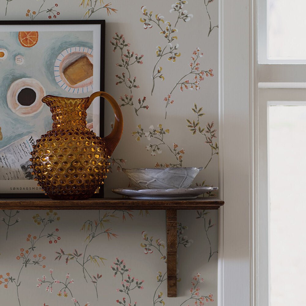 Graang Wallpaper - Warm White - Boråstapeter - 2001 - Premier Wallcovering