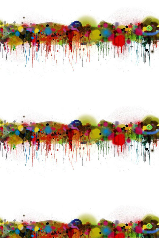 Graffiti Horizon Superwide Wallpaper - Original - Timorous Beasties - ROR/GRFH/OBRN/01 - Premier Wallcovering