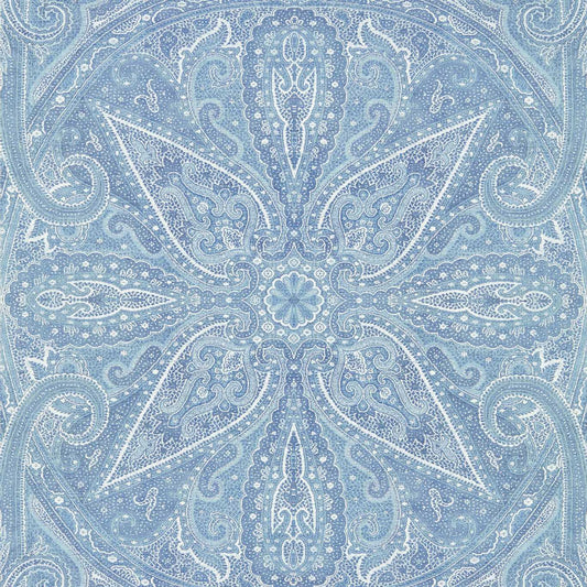Grand Paisley Wallpaper - Indigo - ZCOT313018 - Zoffany