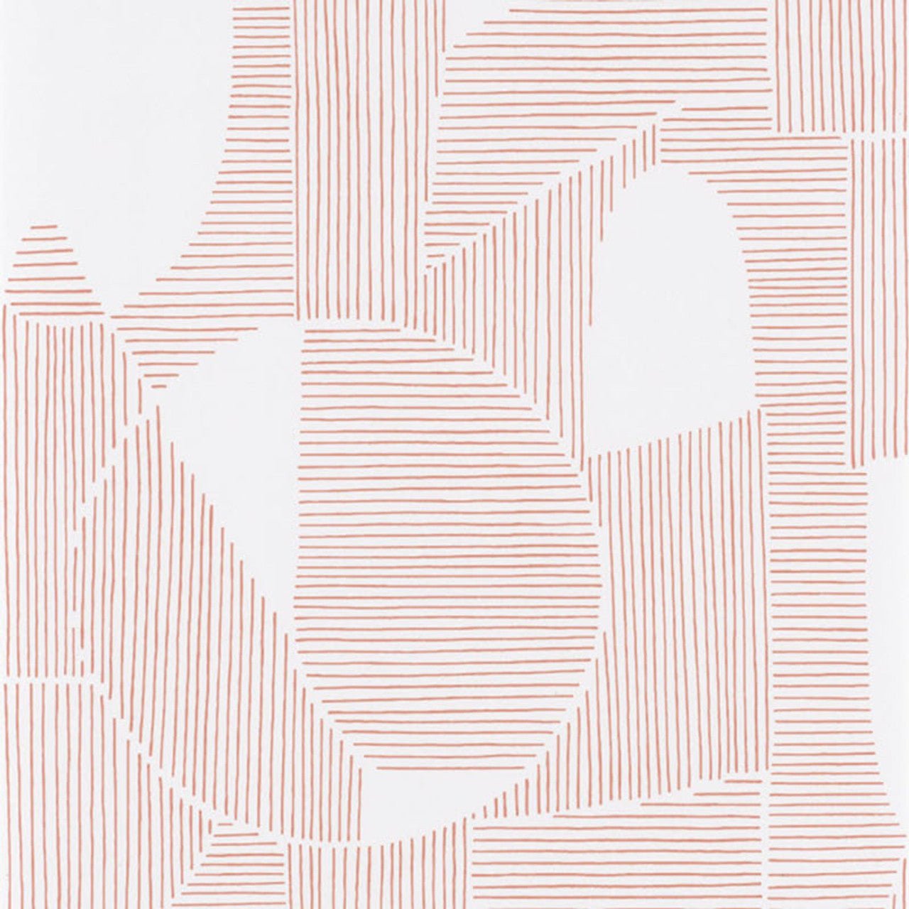 Graphique Gallery Wallpaper - Corail - Casadeco - 86124114 - Premier Wallcovering