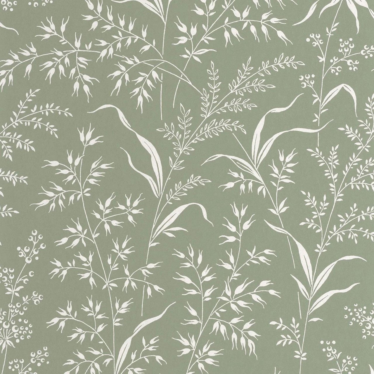 Grass Field Soliflore Wallpaper - Celadon - Casadeco - 200286306 - Premier Wallcovering