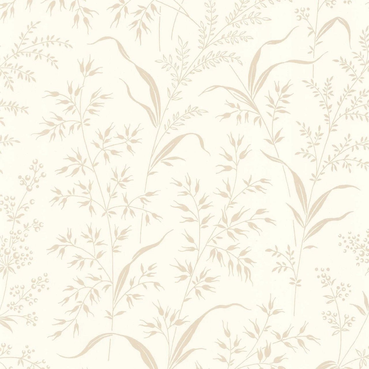 Grass Field Soliflore Wallpaper - Ficelle - Casadeco - 200281010 - Premier Wallcovering