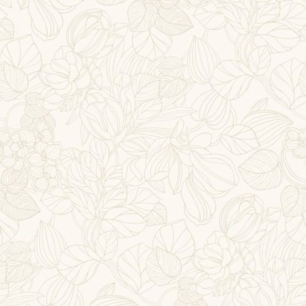 Gravure 1930 Wallpaper - Blanc - Casadeco - 85720010 - Premier Wallcovering