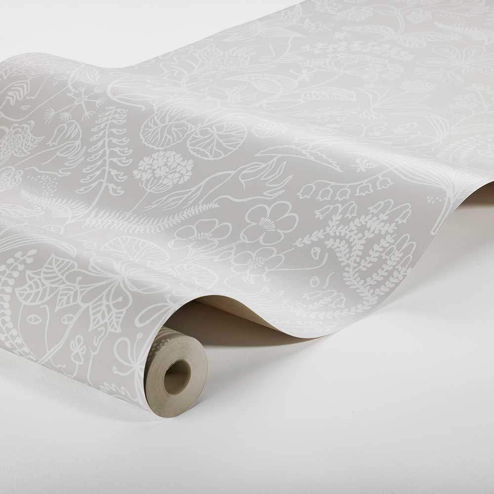 Grazia Wallpaper - Silver Grey - Boråstapeter - 1981 - Premier Wallcovering