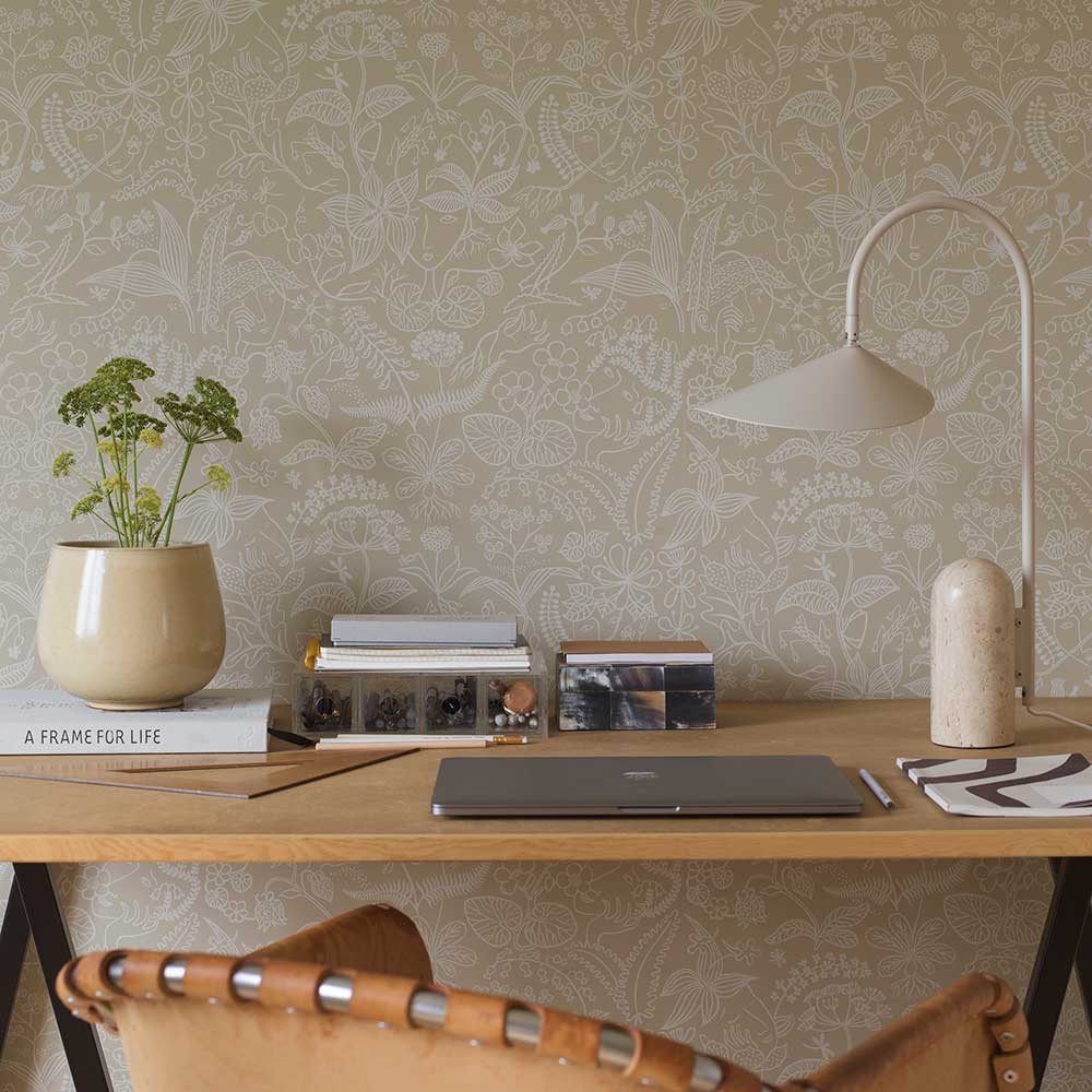 Grazia Wallpaper - Beige - Boråstapeter - 1979 - Premier Wallcovering
