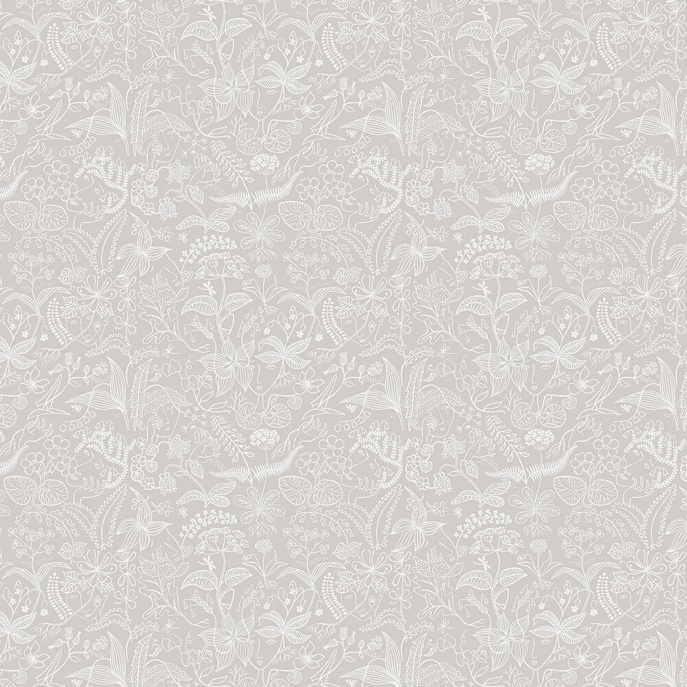 Grazia Wallpaper - Silver Grey - Boråstapeter - 1981 - Premier Wallcovering