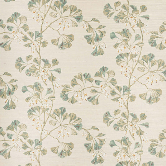Greenacre Sisal Wallpaper - Green - Colefax & Fowler - W7027-01