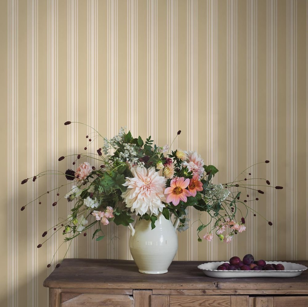 Gunnebo Wallpaper - Yellow - Boråstapeter - 6960 - Premier Wallcovering