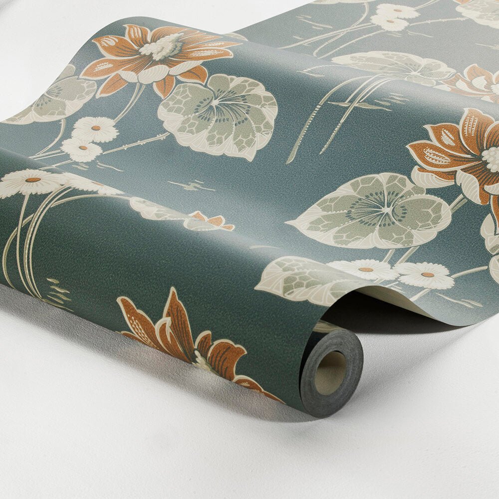 Haga Wallpaper - Slate Blue - Boråstapeter - 4168 - Premier Wallcovering